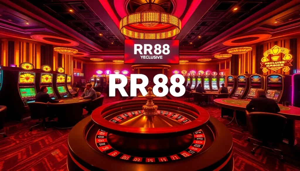 Experience RR88 with thrilling gameplay at our vibrant casino tables, featuring roulette, poker, and slot machines.