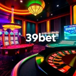 Experience the thrill of online roulette at 39bet with vibrant gaming tables and exciting gambling action.