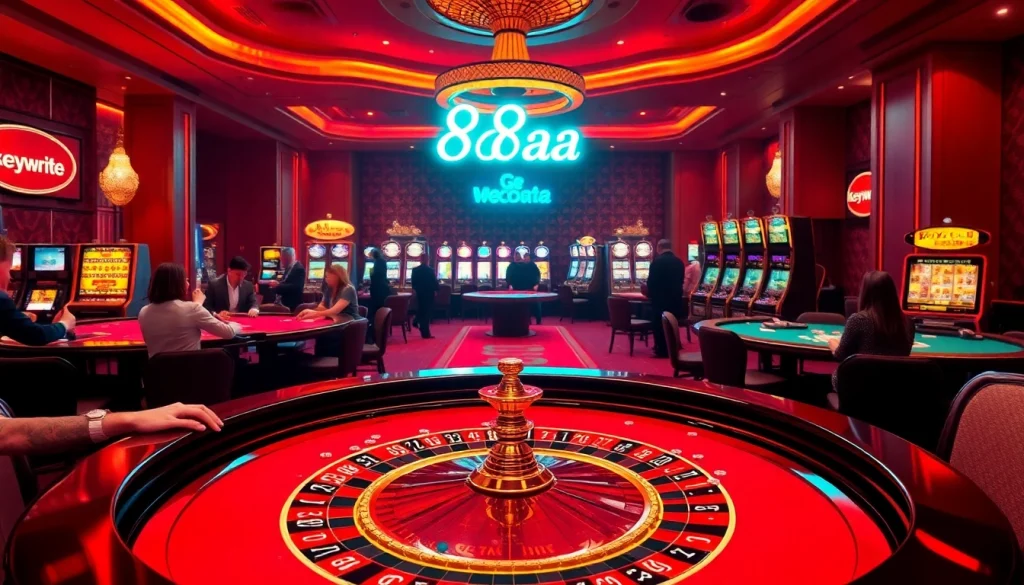 Experience the thrill of 88aa at our casino tables filled with excitement.
