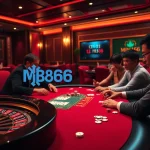 Experience the excitement of เจ้ามือรับพนัน MB66 at a high-stakes poker table, where strategies unfold and bets are made.