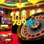 Players enjoying a live roulette game at 789BET casino, showcasing excitement and vibrant atmosphere.