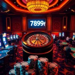 Engaging casino scene featuring players at roulette and slot machines, showcasing 789f gaming excitement.