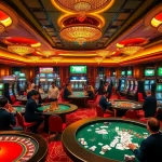 Experience the excitement of 789BET casino gaming with vibrant tables and players in action.