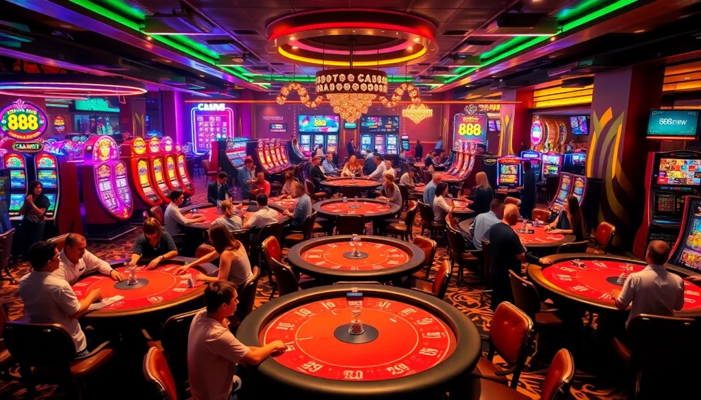 Experience the thrill of winning at 888new's vibrant casino and gaming tables.