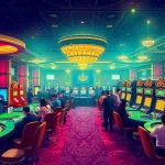 Experience the excitement at K88 Casino with players enjoying thrilling games at roulette and blackjack tables.