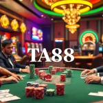 TA88 highlights thrilling gameplay at a luxurious poker table with colorful chips and cards.